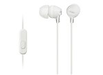 Sony MDR-EX15APW In Ear Headphone with Smart Phone Control - White